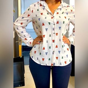 H&M Bugs and Moth button down shirt